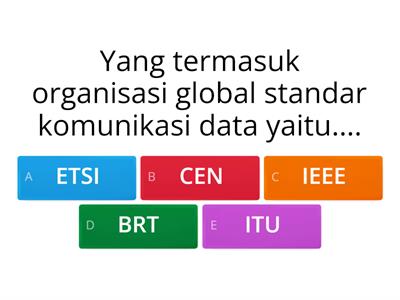 Dasar-dasar TKJ dan Telekomunikasi