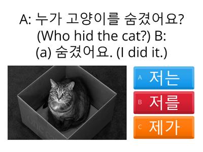 Korean Grammer 1. 은/는