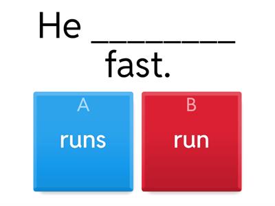 Simple Present Tense Affirmative