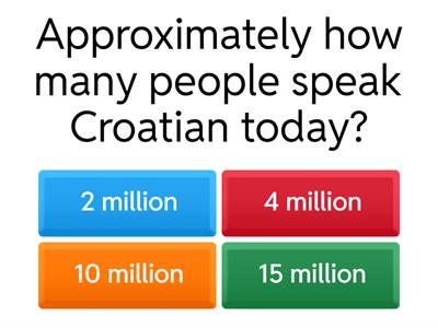 History of the Croatian Language