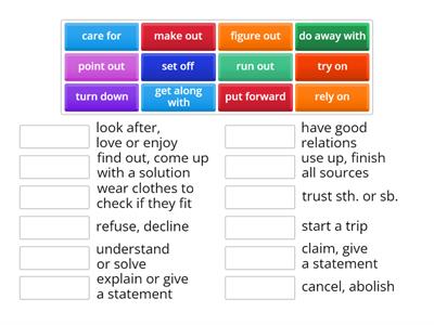 PHRASAL VERBS - YDS