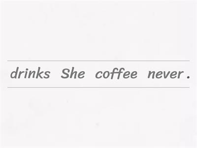 Adverbs of frequency