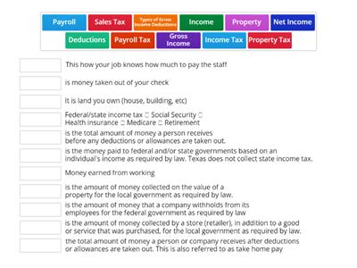 G5 Unit 3 Personal Financial Literacy