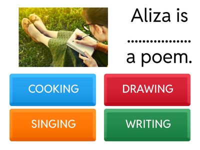 YEAR 3 - MODULE 3 - ACTIVITIES - verb + ing