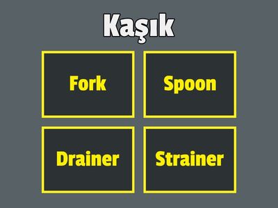 ingilizce in the kitchen 8. Sınıf