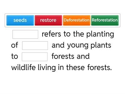 Man's impact on environment