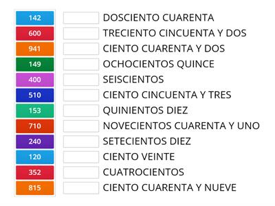  escritura de NUMEROS