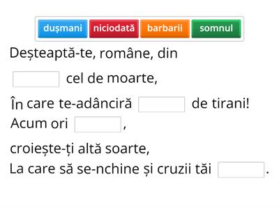 Deșteaptă-te, române! (Imnul României) de Andrei Mureșanu 