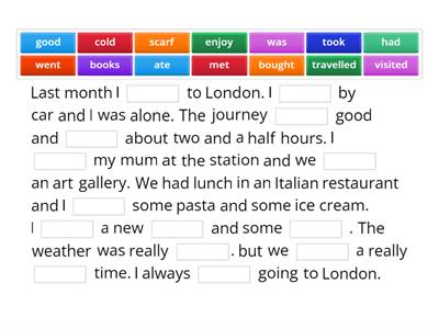  My day out intermediate