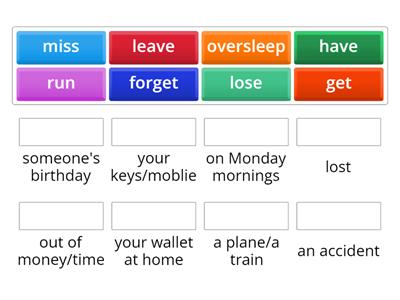 Adults B1+ - UNIT 9A - VOCABULARY