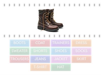 KIDS 2 -  Exam - CLOTHES 