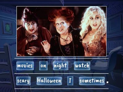 Halloween (Adverbs of frequency)