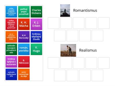 Literatura 19. století - romantismus, realismus