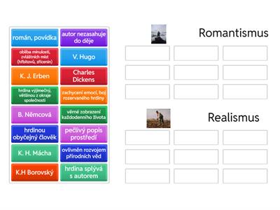 Literatura 19. století - romantismus, realismus