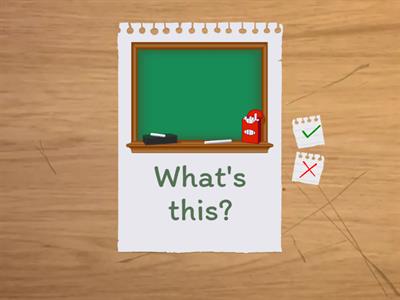 School objects