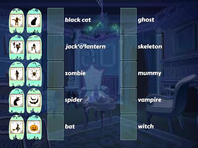 Halloween vocabulary