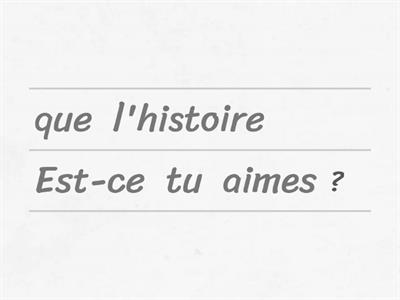 Les Questions