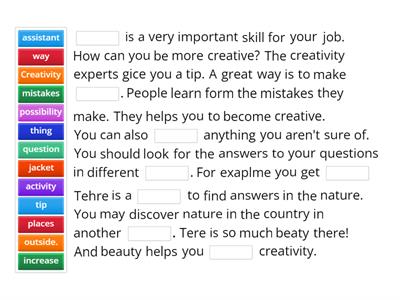 A1 Speaking Creative