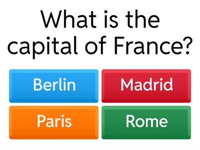 General Knowledge Quiz