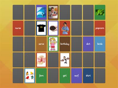 R controlled Matching Game
