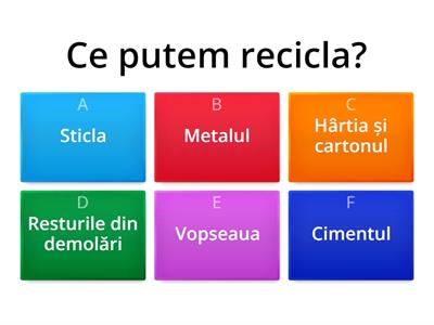 CE PUTEM RECICLA