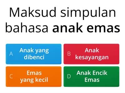 Simpulan Bahasa Tahun 3