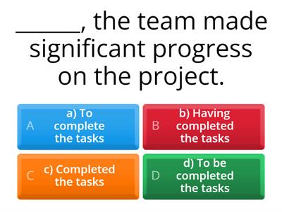 Introductory verbal modifiers