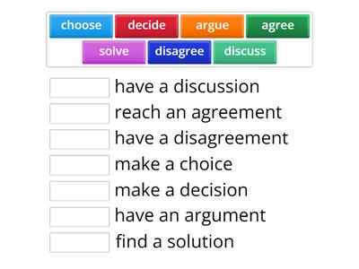 Verbs and nouns