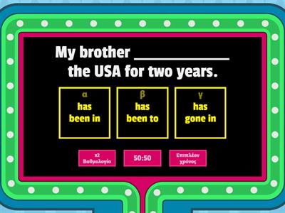 Past Simple, Present Perfect, Present Perfect Continuous