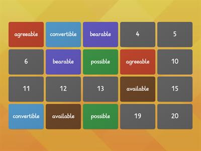 THE BONES OF RUIN: 1. Matching Pairs (ible & able)