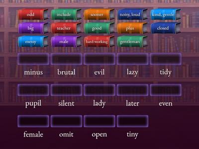 Lesson 5.4 Antonyms (Opposites)