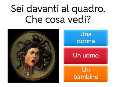 1. In giro per Firenze. Gli Uffizi. "La Medusa".