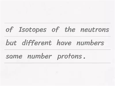 Isotopes