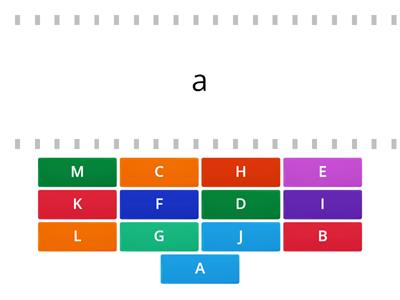 Alphabet Aa-Mm