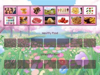 Healthy Food and Unhealthy Food