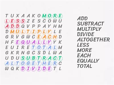 3/17/21: Word Problem Key Words