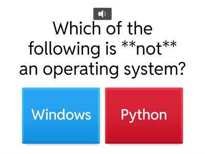 Operating systems 