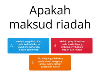 ADAB RIADAH