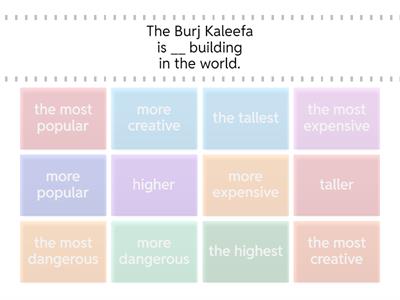Comparatives and Superlatives