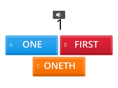 CARDINAL AND ORDINAL NUMBERS