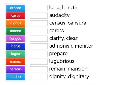 Grammar 4 Chapter 21 latin derivatives