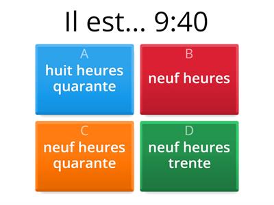 Quiz de L'heure