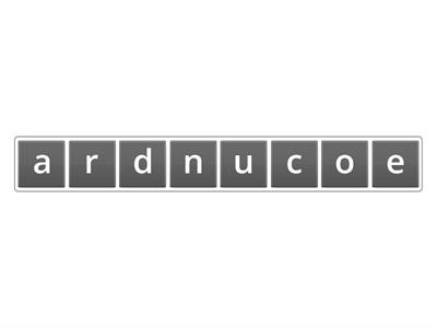 Escuela - Unscramble the words