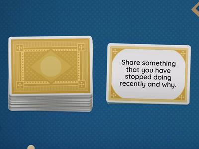 Speaking cards: Present Perfect