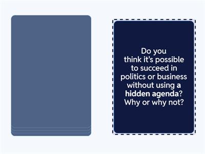 Summarizing - speaking