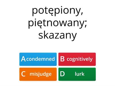 Gold Experience B2+, Reading Unit 7 - vocabulary