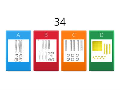 Hundreds, tens and ones practice