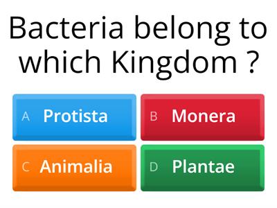 Biological Classification Std 8