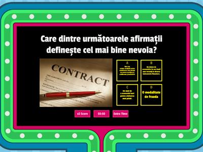 JOC Interactiv Educatie Sociala CLASA a - VIII - a  (O singura optiune este corecta)