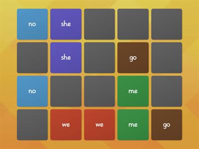 Y1 Common Exception Words